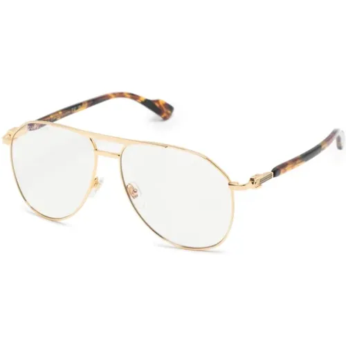 Goldene Sonnenbrille mit Originalzubehör , Herren, Größe: 59 MM - Gucci - Modalova
