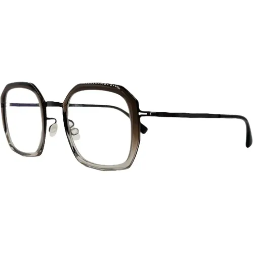 Moderne Braune Eckige Sonnenbrille , unisex, Größe: ONE Size - Mykita - Modalova