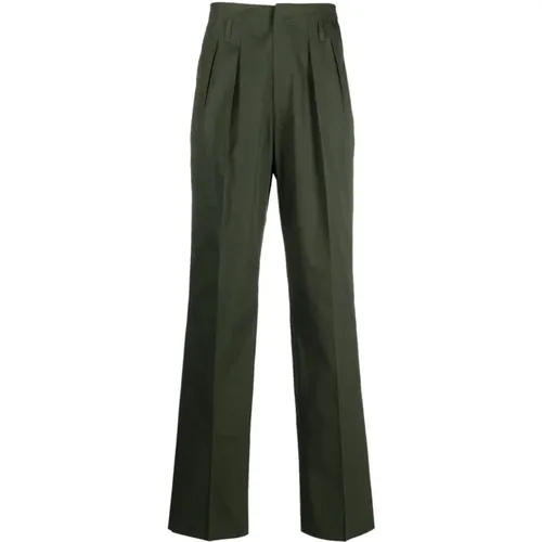 High Waist Double Pinces Tailored Trousers , male, Sizes: XL - Giuliva Heritage - Modalova
