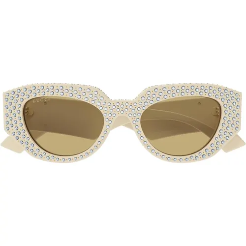 Gg1421S 005 Sunglasses , unisex, Sizes: 51 MM - Gucci - Modalova
