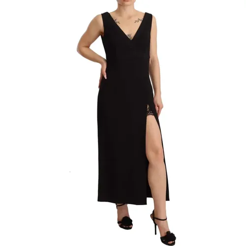 Sophisticated Silk Sheath Dress , female, Sizes: XS - Dolce & Gabbana - Modalova