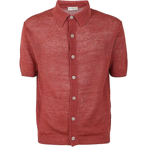Stylish Short Sleeve Shirt , male, Sizes: XL, L, M - Filippo De Laurentiis - Modalova