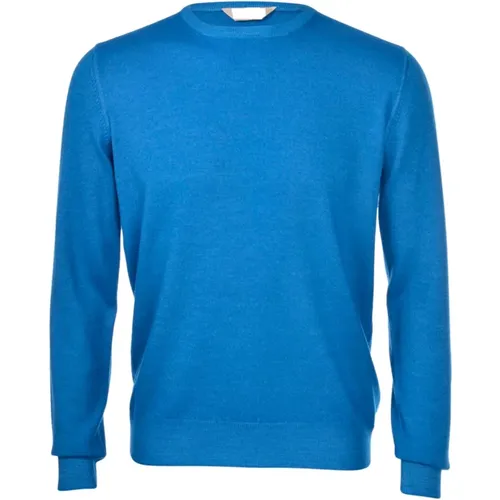 Merino Wool Sweater , male, Sizes: L, XL, M - Paolo Fiorillo Capri - Modalova