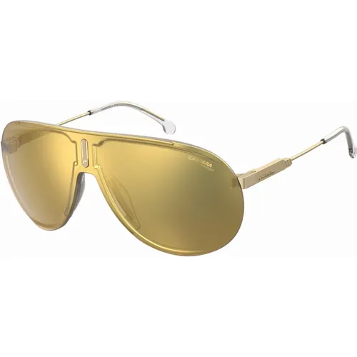 Gold/Gold Superchampion Sunglasses , unisex, Sizes: ONE SIZE - Carrera - Modalova