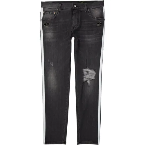 Skinny Denim Jeans , male, Sizes: XL - Dolce & Gabbana - Modalova