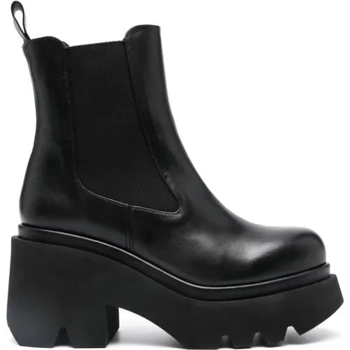 Leather Ankle Boots with Elasticated Ankles , female, Sizes: 8 UK - Paloma Barceló - Modalova