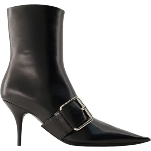 Elegant Slip-On Ankle Boots , female, Sizes: 6 UK, 7 UK, 2 UK, 5 UK, 8 UK, 4 UK, 3 UK - Balenciaga - Modalova