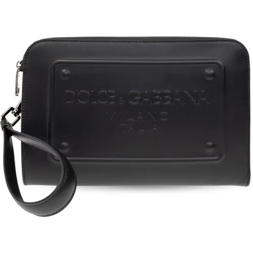 Handtasche mit Logo , Damen, Größe: ONE Size - Dolce & Gabbana - Modalova