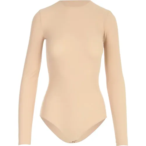 Feminine Long-Sleeved Bodysuit , female, Sizes: M - Maison Margiela - Modalova