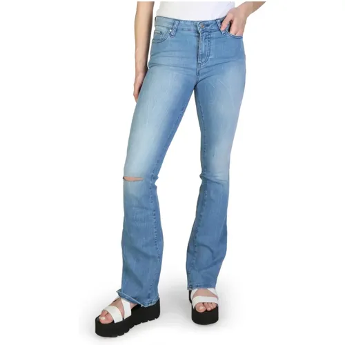 Flared Jeans , Damen, Größe: W25 - Armani Exchange - Modalova