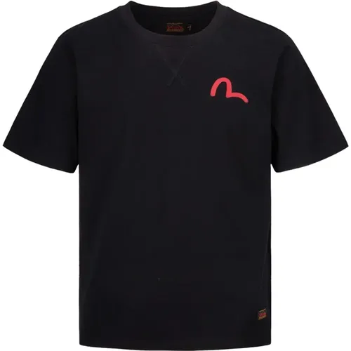 Short Sleeve T-Shirt , male, Sizes: XL, L, S, M - Evisu - Modalova