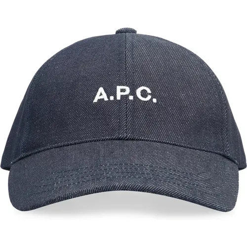 Logo Baseball Cap , Herren, Größe: 54 CM - A.P.C. - Modalova