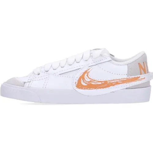 Jumbo Weiß/Orange Low-Top Sneaker , Herren, Größe: 36 1/2 EU - Nike - Modalova