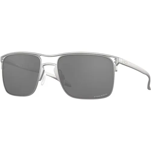 Holbrook TI Sunglasses Satin Chrome/Prizm Grey , male, Sizes: 57 MM - Oakley - Modalova