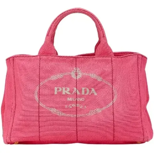 Pre-owned Canvas prada-bags , female, Sizes: ONE SIZE - Prada Vintage - Modalova