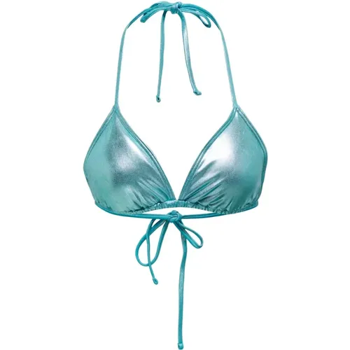 Glänzender Triangel Bikini Top - Only - Modalova