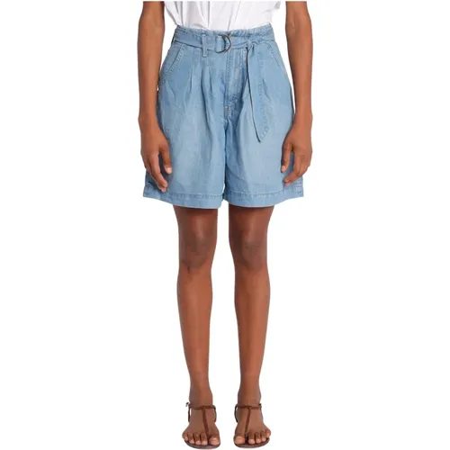 Chambré Daze Bermuda Shorts , female, Sizes: W26, W28, W25 - Scotch & Soda - Modalova
