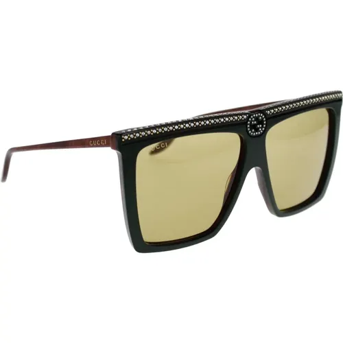 Iconic Sunglasses with Uniform Lenses , unisex, Sizes: 62 MM - Gucci - Modalova