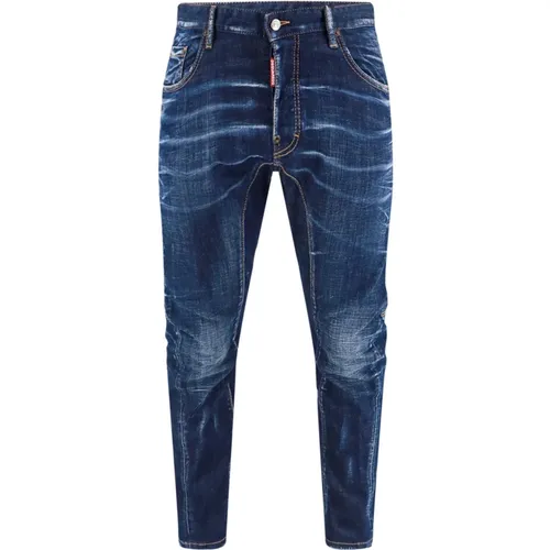 Blaue Ss24 Jeans für Herren , Herren, Größe: 2XL - Dsquared2 - Modalova