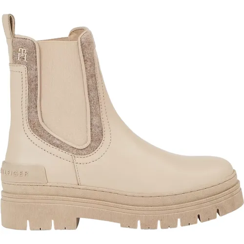 Creme Stiefel Tommy Hilfiger - Tommy Hilfiger - Modalova