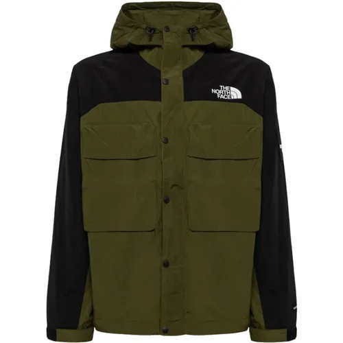 Windproof Outdoor Jacket with Logo Print , male, Sizes: XL, M, S - The North Face - Modalova