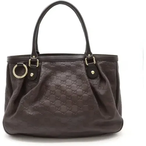 Pre-owned Leather totes , female, Sizes: ONE SIZE - Gucci Vintage - Modalova