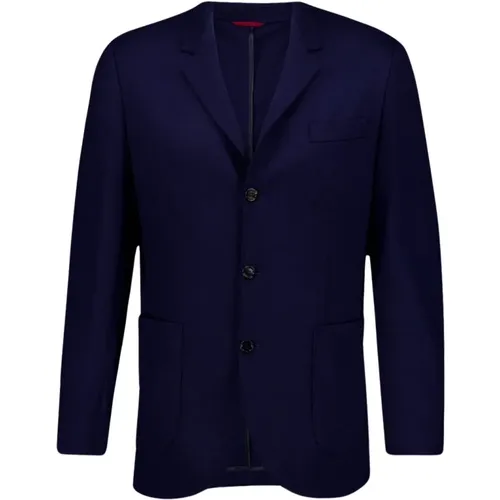 Navy Cashmere Blazer , male, Sizes: XL - BRUNELLO CUCINELLI - Modalova