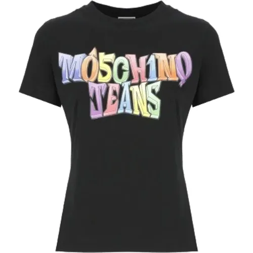 Women's Clothing T-Shirts & Polos Nero Ss24 , female, Sizes: M, S - Moschino - Modalova