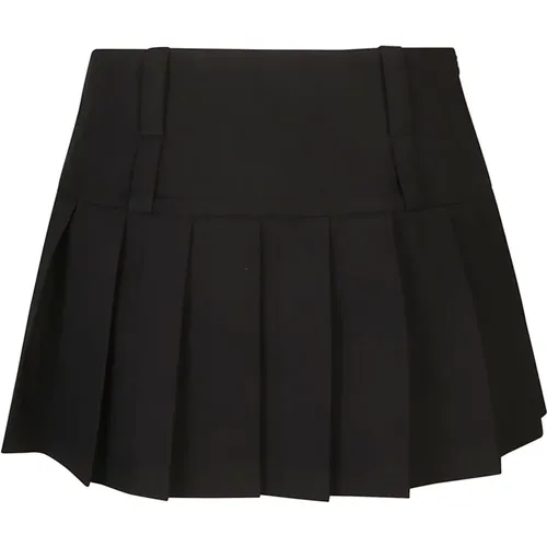 Ne01 Nero Mini Skirt , female, Sizes: M, S - Hinnominate - Modalova