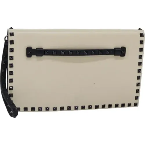 Pre-owned Leather clutches , female, Sizes: ONE SIZE - Valentino Vintage - Modalova