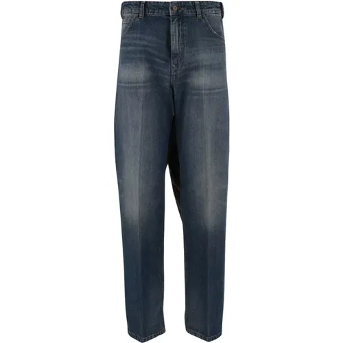 Denim Jeans Straight Leg Classic Style , Damen, Größe: W25 - Victoria Beckham - Modalova