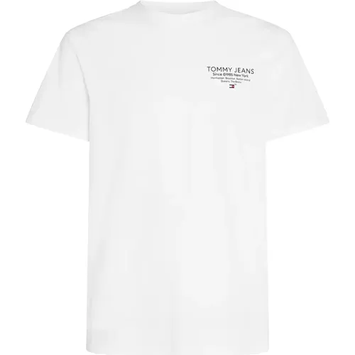 Mens Essential Graphic T-Shirt , male, Sizes: S, M, 2XL, XL, L - Tommy Jeans - Modalova