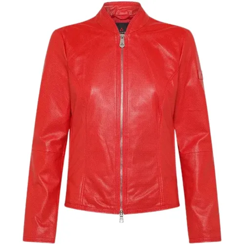 Leather Jackets , Damen, Größe: M - Peuterey - Modalova
