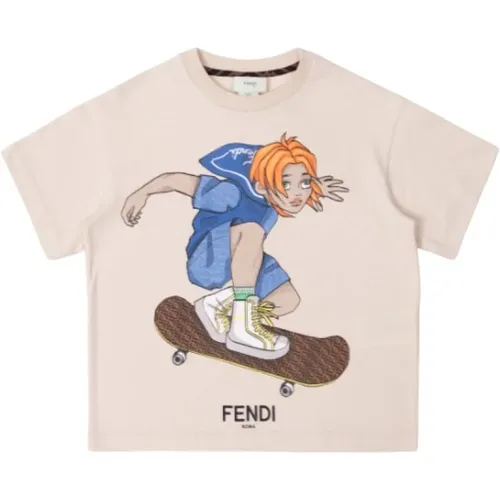 Stylische T-Shirts und Polos Fendi - Fendi - Modalova