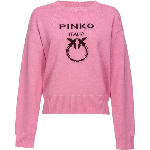 Stylish Sweaters Collection , female, Sizes: L, S, M, XS - pinko - Modalova