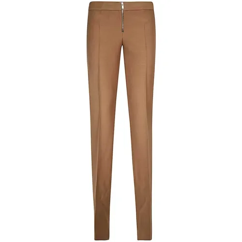 Wollhose mit Frontreißverschlüssen , Damen, Größe: 2XS - Stella Mccartney - Modalova