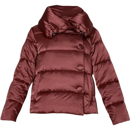 Gepolsterte Steppjacke mit hohem Kragen , Damen, Größe: XS - Liu Jo - Modalova