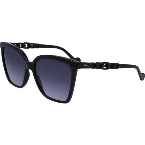 Sunglasses Lj773S 001 Grey Gradient , female, Sizes: 57 MM - Liu Jo - Modalova