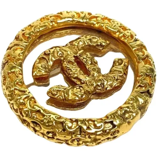 Pre-owned Metal brooches , female, Sizes: ONE SIZE - Chanel Vintage - Modalova