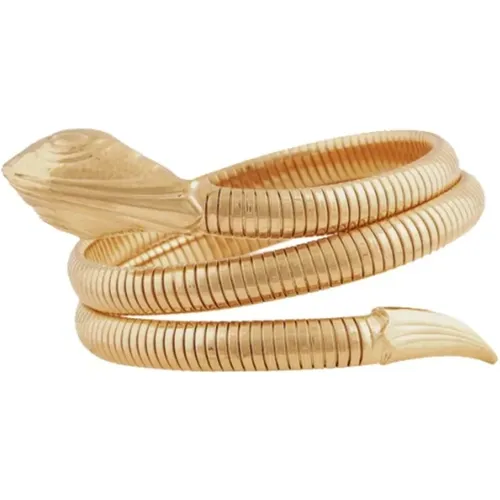 Gold Snake Bracelet , female, Sizes: ONE SIZE - Gas Bijoux - Modalova
