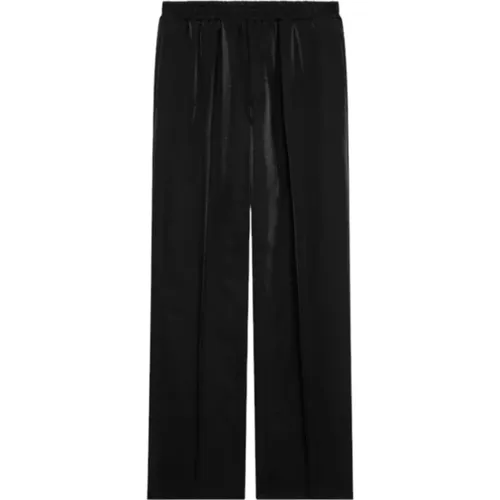 Wide-leg Wool Trousers , female, Sizes: W28, W26 - Dondup - Modalova