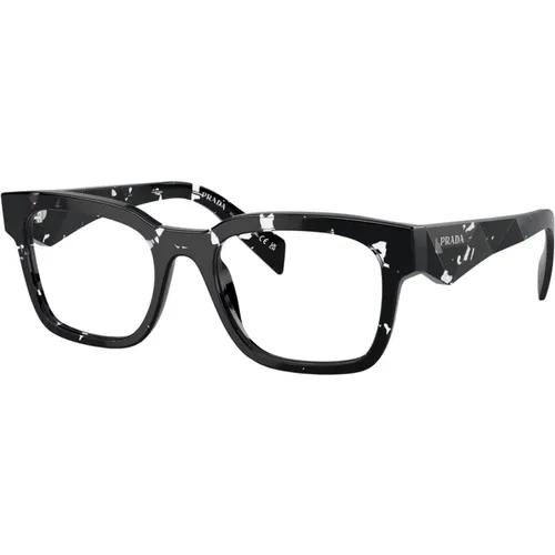 Transparent Havana Eyewear Frames , unisex, Sizes: 53 MM - Prada - Modalova