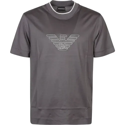 T-Shirt , male, Sizes: M, L, XL, 2XL - Emporio Armani - Modalova