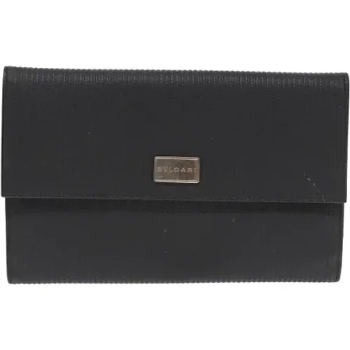 Pre-owned Leather clutches , female, Sizes: ONE SIZE - Bvlgari Vintage - Modalova