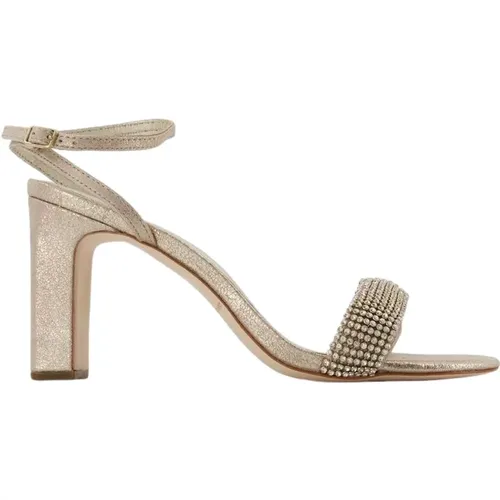 Shay Sandals in Metallic Leather/Str , female, Sizes: 3 UK - Loeffler Randall - Modalova