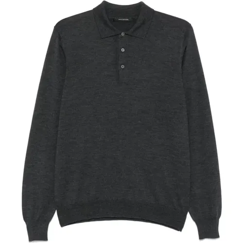 Pullover Anthrazit , Herren, Größe: 4XL - Tagliatore - Modalova