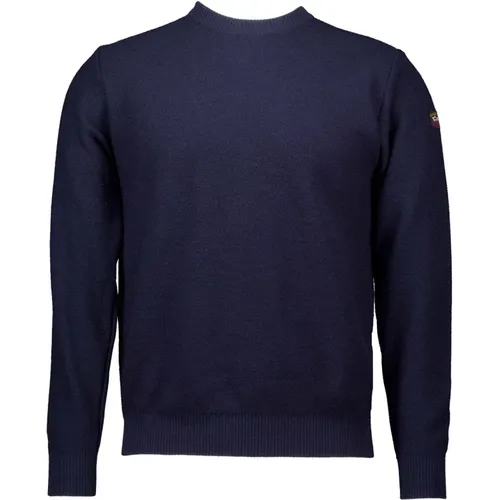 Blaue Pullover , Herren, Größe: 3XL - PAUL & SHARK - Modalova