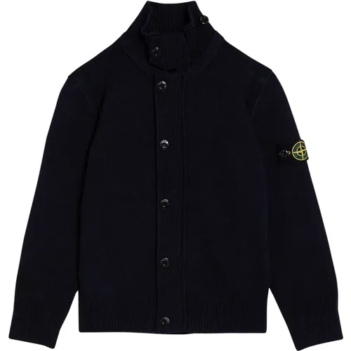 Kurze Cardigan Strickjacke - Stone Island - Modalova