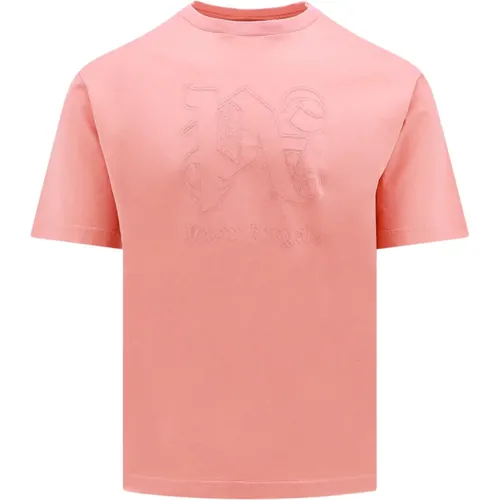 Rosa Ss24 T-Shirt , Herren, Größe: M - Palm Angels - Modalova