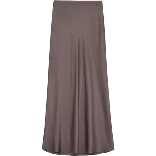 Silk Skirt Bar A-04-4001 Iron , female, Sizes: L - Anine Bing - Modalova